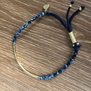 Gorjana Power Gemstone Bracelet- Obsidian